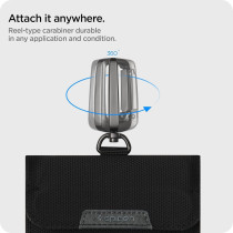 Spigen Klasden Faraday Bag Designed For Car Rfid Signal Blocking Car Anti-Theft Key Fob Protector Anti-Hacking Case Faraday Cage Car Key Pouch, Black