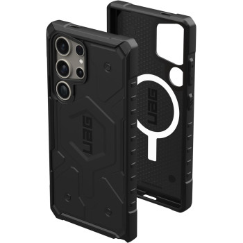 Urban Armor Gear Uag Designed For SaMSung Galaxy S24 Ultra Case 6.8 Pathfinder, Black, Magnetic Charging Rugged Military Drop-Proof Impact Resistant Non SlIP Protective Cover