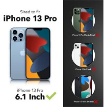 Zagg Gear4 Crystal Palace Snap Case Crystal Clear Impact Protection With Magsafe Compatibility For Apple iphone 13 Pro, Clear
