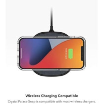 Zagg Gear4 Crystal Palace Snap Case Crystal Clear Impact Protection With Magsafe Compatibility For Apple iphone 13 Pro, Clear