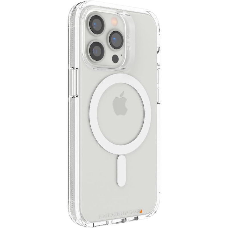 Zagg Gear4 Crystal Palace Snap Case Crystal Clear Impact Protection With Magsafe Compatibility For Apple iphone 13 Pro, Clear