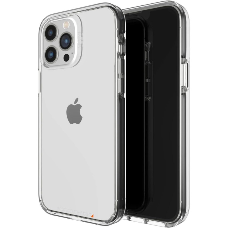 Zagg Gear4 Santa Cruz Case Sleek, Clear Case That Highlights The D3O Protection Material, Black