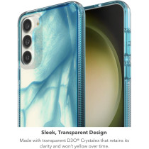 Zagg Gear4 Milan Snap Case Magsafe Compatible Clear Case With Beautiful Detailing For Apple iphone 13 Pro Max, Rose