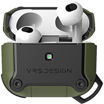 VRS Design Active For Airpods 3, Futuristic And Sturdy Case Compatible For Airpods 3 Case