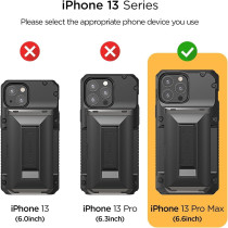 VRS Design Damda Glide Hybrid Phone Case For iphone 13 Pro Max, Card Slot Holder With Kickstand, Functional Sturdy Case Compatible For iphone 13 Pro Max Case Metal, Black