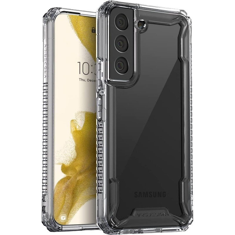 VRS Desgin Terra Guard Crystal Clear Phone Case For Galaxy S22 Case, Clean Simple And Heavy Duty Rugged Clear Case For Galaxy S22