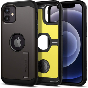 Spigen Tough Armor Designed For iphone 12 Mini Case, Gunmetal