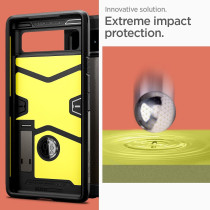 Spigen Tough Armor Designed For Google Pixel 6 Case, Gunmetal