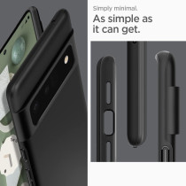 Spigen Thin Fit Designed For Google Pixel 6 Pro Case, Black