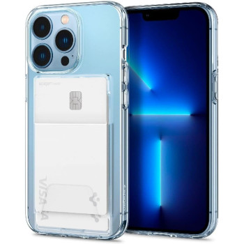 Spigen iphone 13 Pro Max Case Crystal Slot Dual, Crystal Clear