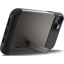 Spigen Slim Armor Designed For iphone 14 Case, Gunmetal
