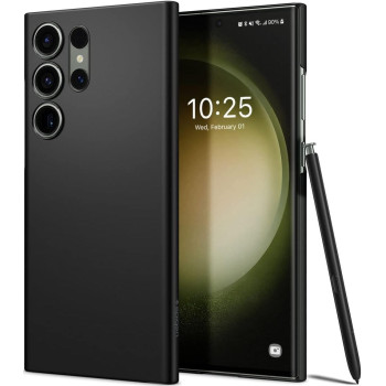 Spigen Air Skin Designed For Galaxy S23 Ultra Case, Black