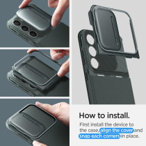 Spigen Optik Armor Designed For Galaxy S23 Case, Abyss Green