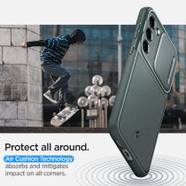 Spigen Optik Armor Designed For Galaxy S23 Case, Abyss Green