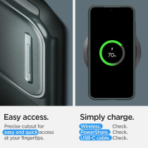 Spigen Optik Armor Designed For Galaxy S23 Case, Abyss Green