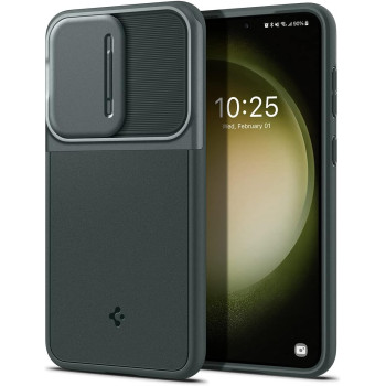 Spigen Optik Armor Designed For Galaxy S23 Case, Abyss Green