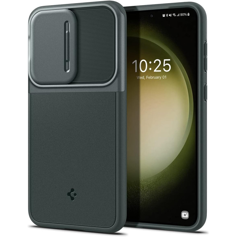 Spigen Optik Armor Designed For Galaxy S23 Case, Abyss Green
