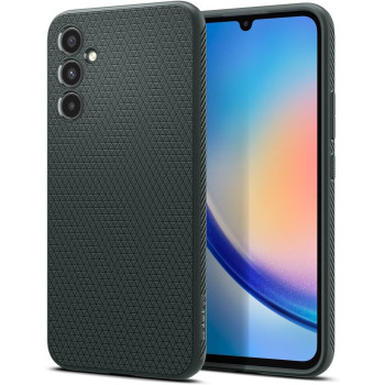 Spigen Liquid Air Designed For Galaxy A34 5G Case, Abyss Green