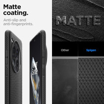 Spigen Liquid Air Designed For Oneplus 12 Case, Matte Black