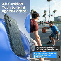 Spigen Liquid Air Armor Designed For Galaxy A55 5G Case, Abyss Green