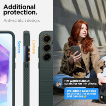 Spigen Liquid Air Armor Designed For Galaxy A55 5G Case, Abyss Green