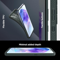 Spigen Liquid Air Armor Designed For Galaxy A55 5G Case, Abyss Green