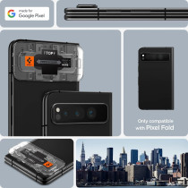 Spigen Camera Lens Screen Protector Designed For Pixel Fold, Black