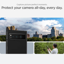 Spigen Camera Lens Screen Protector Designed For Pixel Fold, Black