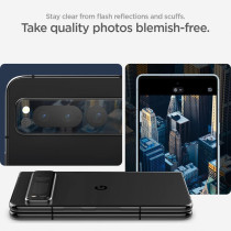 Spigen Camera Lens Screen Protector Designed For Pixel Fold, Black