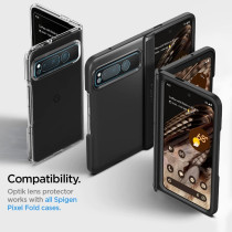 Spigen Camera Lens Screen Protector Designed For Pixel Fold, Black