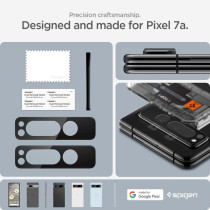 Spigen Camera Lens Screen Protector Designed For Pixel Fold, Black
