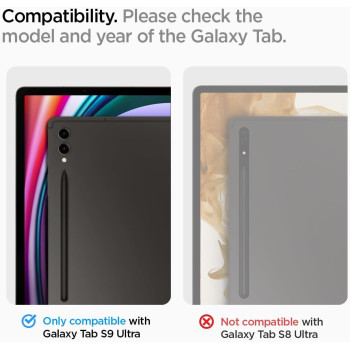 Spigen Tempered Glass Screen Protector Designed For Galaxy Tab S9 Ultra