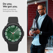 Spigen Tempered Glass Screen Protector Designed For Galaxy Watch 6 Classic
