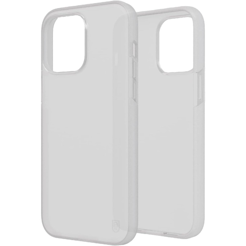 Bodyguardz Solitude For iphone 14 Pro Max Case, Wireless Charging, Comfortable Non-SlIP Grip, Directional Speaker Ports, Clear