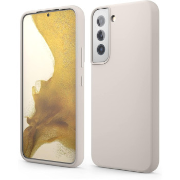 Elago Compatible With SaMSung Galaxy S22 Case, Full Body Screen Camera Protective Cover, Shockproof, Slim Phone Case, Anti-Scratch Soft Microfiber Lining, 6.1 Inch, Stone