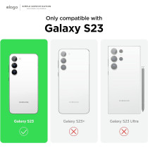 Elago Compatible With SaMSung Galaxy S23 Case, Liquid Silicone Case, Full Body Protective Cover, Shockproof, Slim Phone Case, Anti-Scratch Soft Microfiber Lining, 6.1 Inch, Lavender
