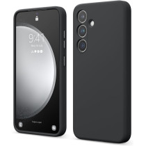 Elago Compatible With SaMSung Galaxy S24 Case, Liquid Silicone Case, Shockproof, Slim Phone Case, Anti Scratch Soft Microfiber Lining, 6.2 Inch, Black