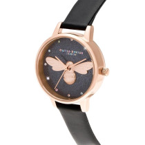 Olivia Burton Fitness Watch, Black Dial, Ob16Fb13, Strap
