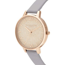 Olivia Burton Womens Glitter Dial Quartz Watch, Ob16Gd45