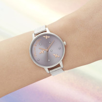 Olivia Burton Pearly Queen Analog Purple Dial Womens Watch, Ob16Pq01