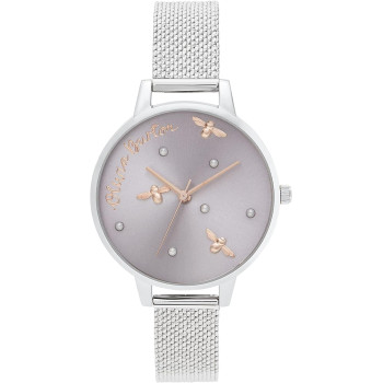 Olivia Burton Pearly Queen Analog Purple Dial Womens Watch, Ob16Pq01