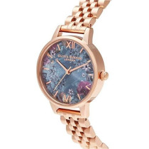 Olivia Burton Womens Watch Under The Sea Shell Floral Rose Gold Bracelet, Ob16Us25