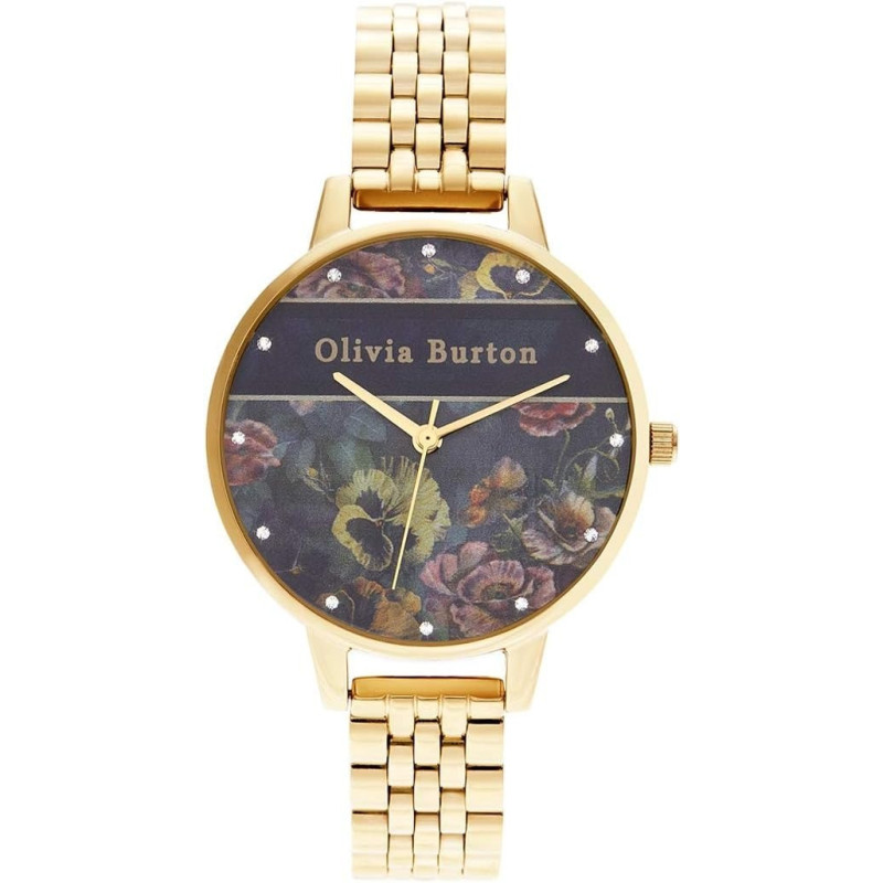 Olivia Burton Womens Versty Pale Gold Bracelet, 1.3 Inch, 34 Mm, Yellow Gold, Ob16Vs01
