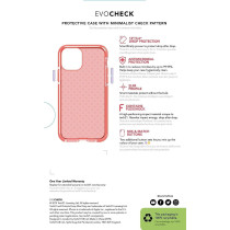 Tech21 Evo Check Phone Case For Apple Iphone 11 Pro With 12 Ft. Drop Protection, Coral, T21-7229