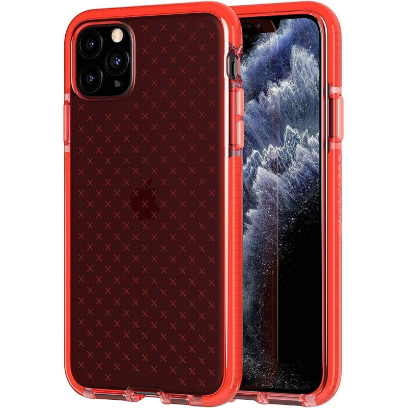 Tech21 Evo Check Phone Case For Apple Iphone 11 Pro With 12 Ft. Drop Protection, Coral, T21-7229