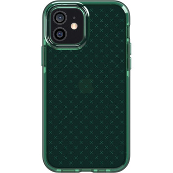 Tech21 Evo Check Phone Case For Apple Iphone 12 And 12 Pro 5G With 12 Ft Drop Protection, Midnight Green, T21-8374