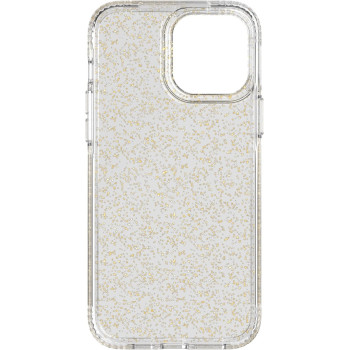 Tech21 Evo Sparkle For Iphone 13 Pro Max, Shimmering Phone Case With 12Ft Multi Drop Protection, Gold Glitter, T21-8996