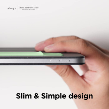 Elago Pencil Holder Compatible With Apple Pencil Pro, Apple Pencil 1St And 2Nd Generation And Usb-C, Strong Adhesive Sleeve, Pastel Green, Eapen-Hold-Pgr