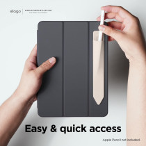 Elago Pencil Holder Compatible With Apple Pencil Pro, Apple Pencil 1St And 2Nd Generation And Usb-C, Strong Adhesive Sleeve, Pu Leather And Soft Lycra Material, Sand Pink, Eapen-Hold-Spk