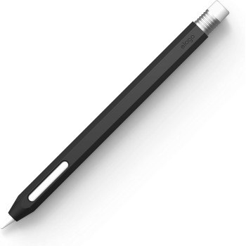 Elago Classic Pencil Case Compatible With Apple Pencil 2Nd Generation Cover Sleeve, Classic Design, Compatible With Magnetic Charging And Double Tap, Black, Eapen2 Sc Bksl